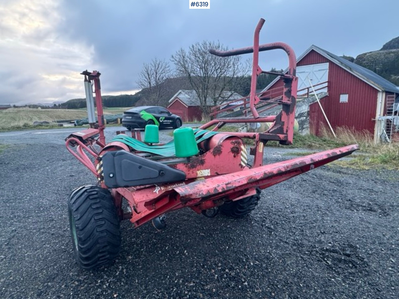 2002 Kverneland UN 7515 round bale wrapper - Barkthyese: foto 3 2002 Kverneland UN 7515 round bale wrapper - Barkthyese: foto 3