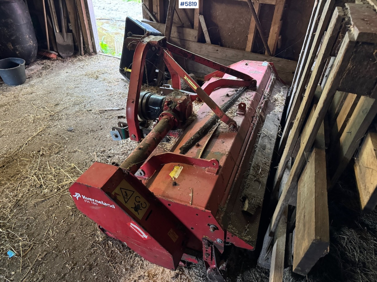 Barkthyese 2003 Kverneland FH 180 Pasture mower.: foto 1