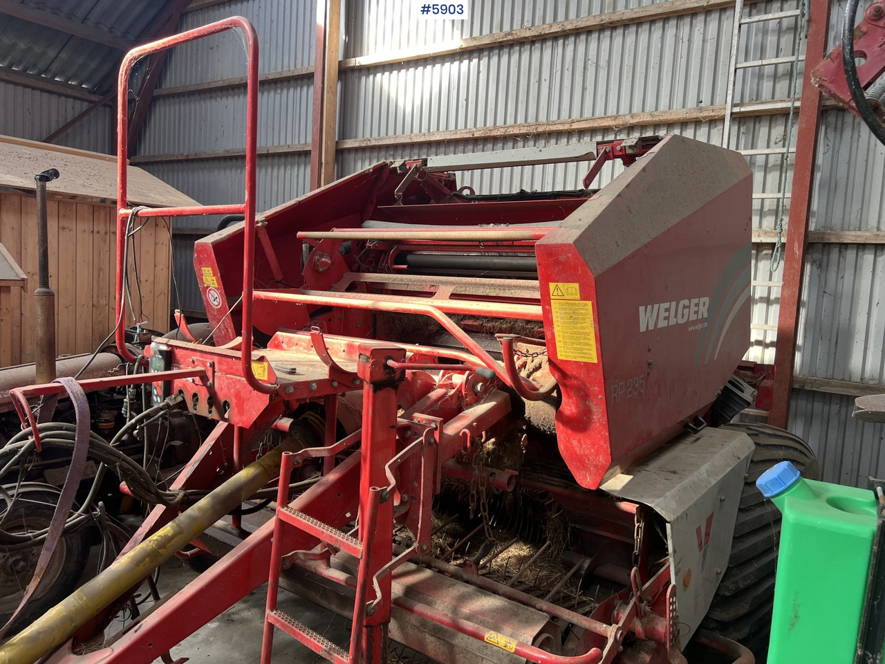 2005 Welger RP 235 press w/ net - Barkthyese: foto 5 2005 Welger RP 235 press w/ net - Barkthyese: foto 5