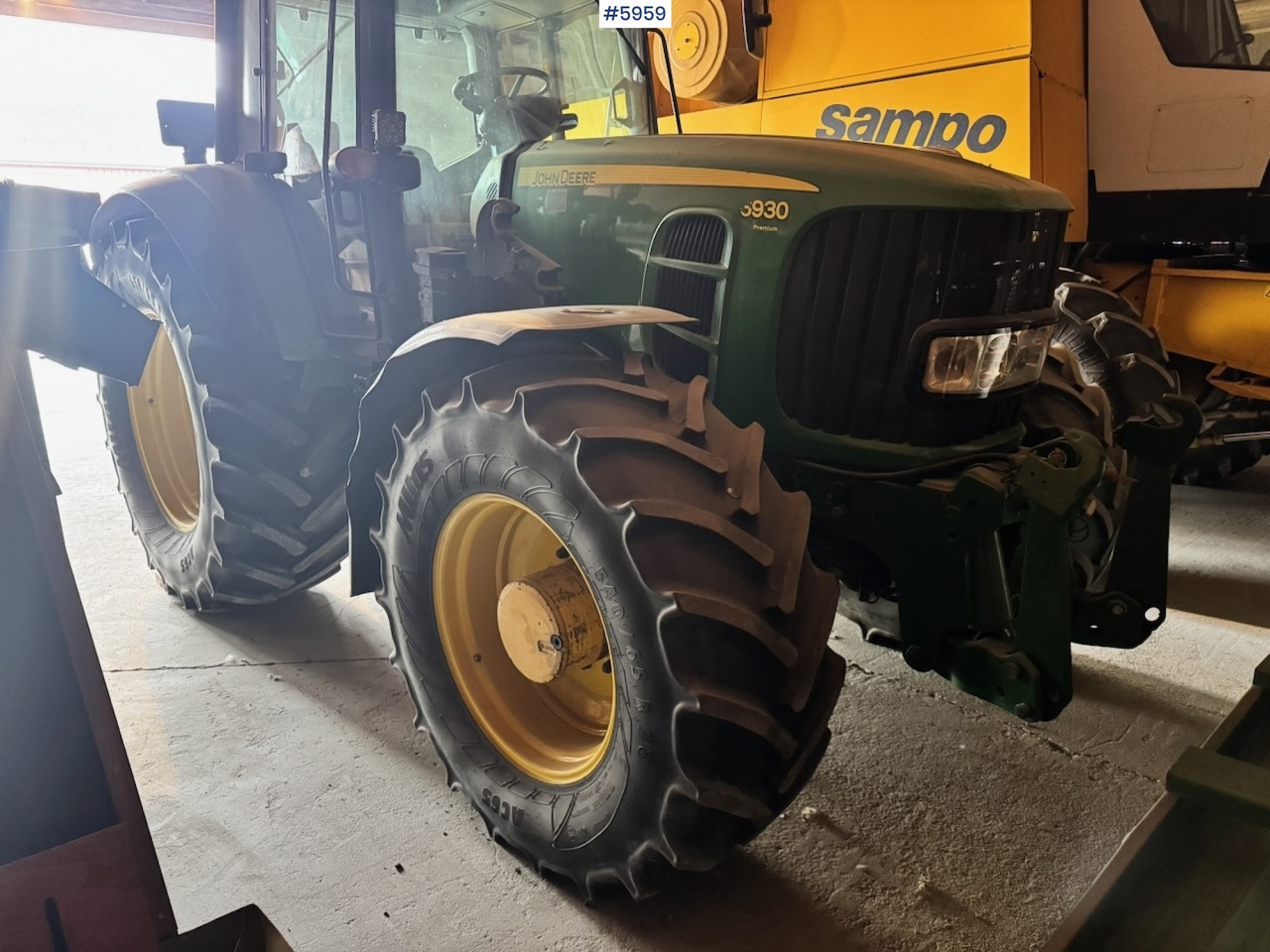2007 John Deere 6930 w/ Front loader, hydraulics and Front PTO. Rep object. - Traktor: foto 5 2007 John Deere 6930 w/ Front loader, hydraulics and Front PTO. Rep object. - Traktor: foto 5