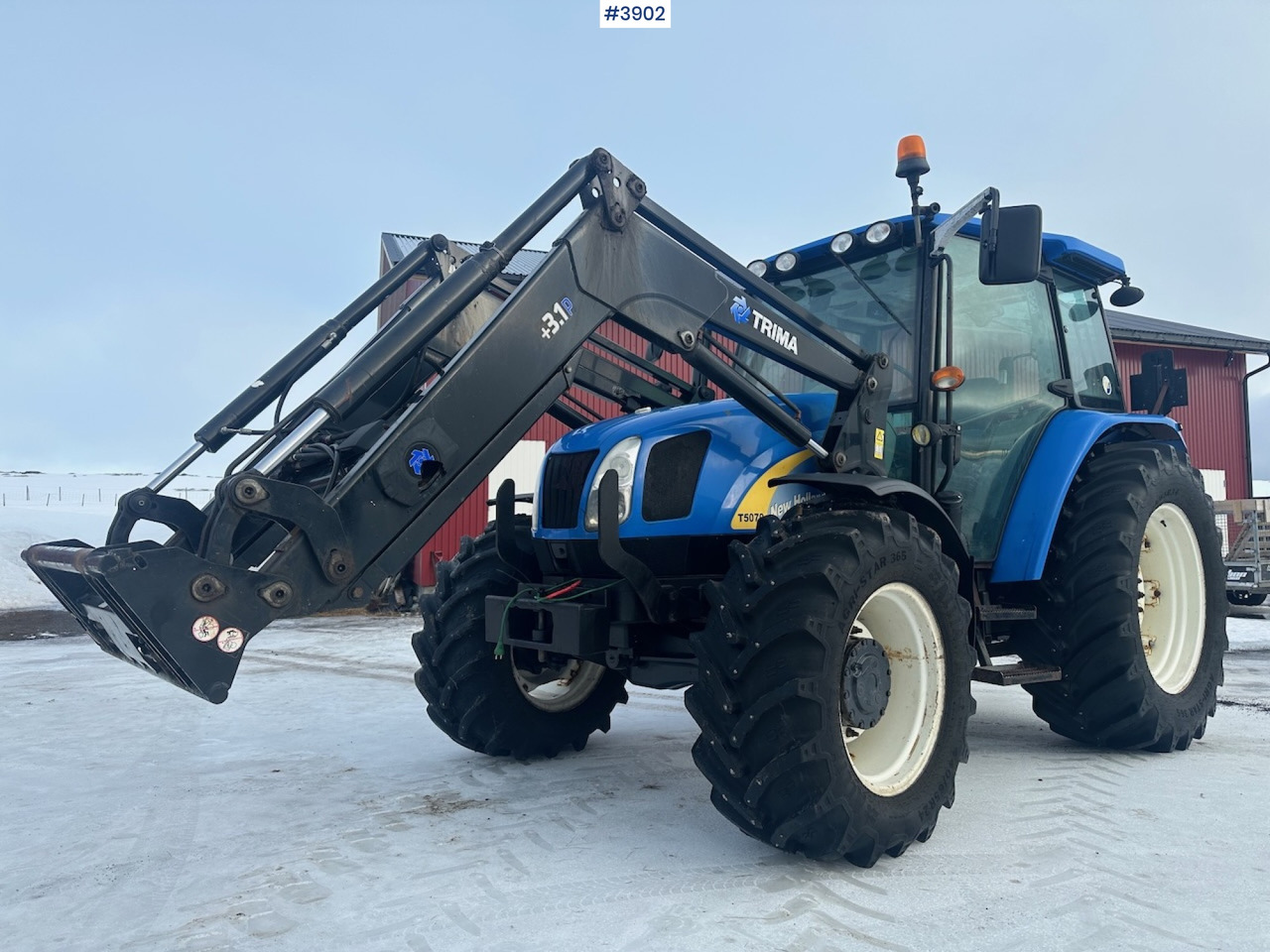 2011 New Holland T5070 4x4 m/ frontlaster - Traktor: foto 3 2011 New Holland T5070 4x4 m/ frontlaster - Traktor: foto 3