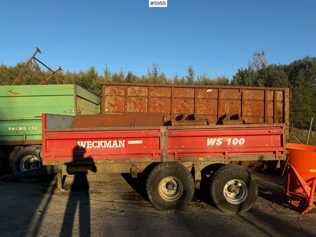 2011 Weckman WS100 - Rimorkio bujqësore: foto 3 2011 Weckman WS100 - Rimorkio bujqësore: foto 3