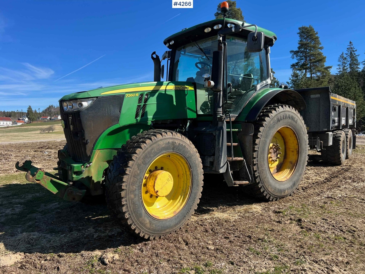 2012 John Deere 7260R Tractor w/ PTO - Traktor: foto 4 2012 John Deere 7260R Tractor w/ PTO - Traktor: foto 4