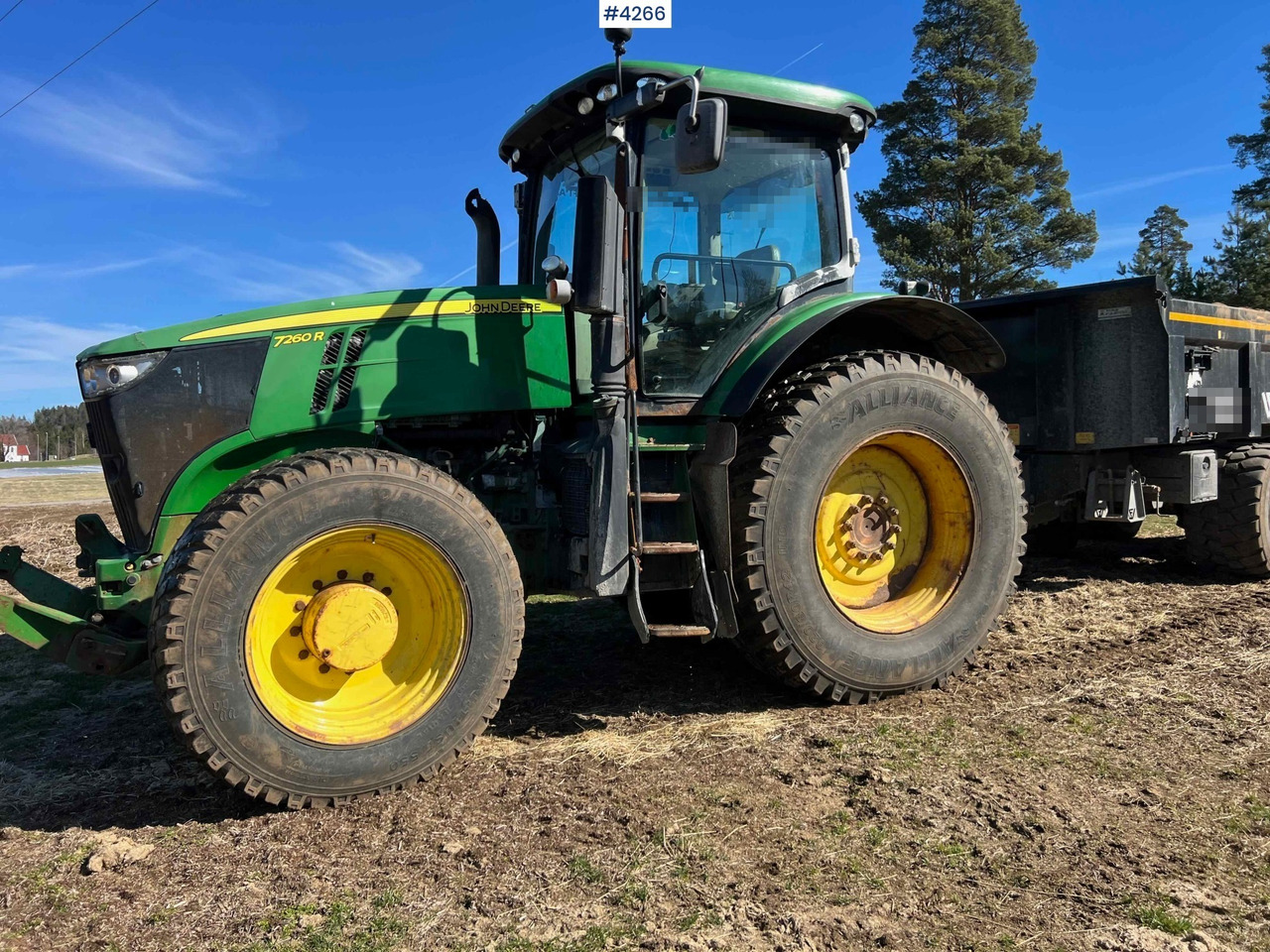 2012 John Deere 7260R Tractor w/ PTO - Traktor: foto 5 2012 John Deere 7260R Tractor w/ PTO - Traktor: foto 5