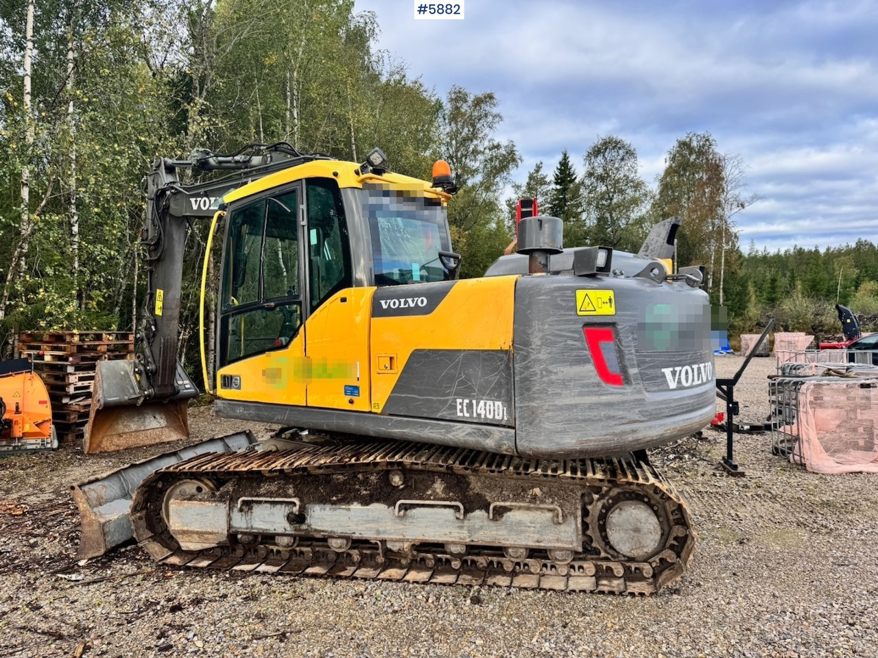 2013 Volvo EC140DL Crawler Excavator w/ Cleaning Bucket. - Ekskavator: foto 5 2013 Volvo EC140DL Crawler Excavator w/ Cleaning Bucket. - Ekskavator: foto 5