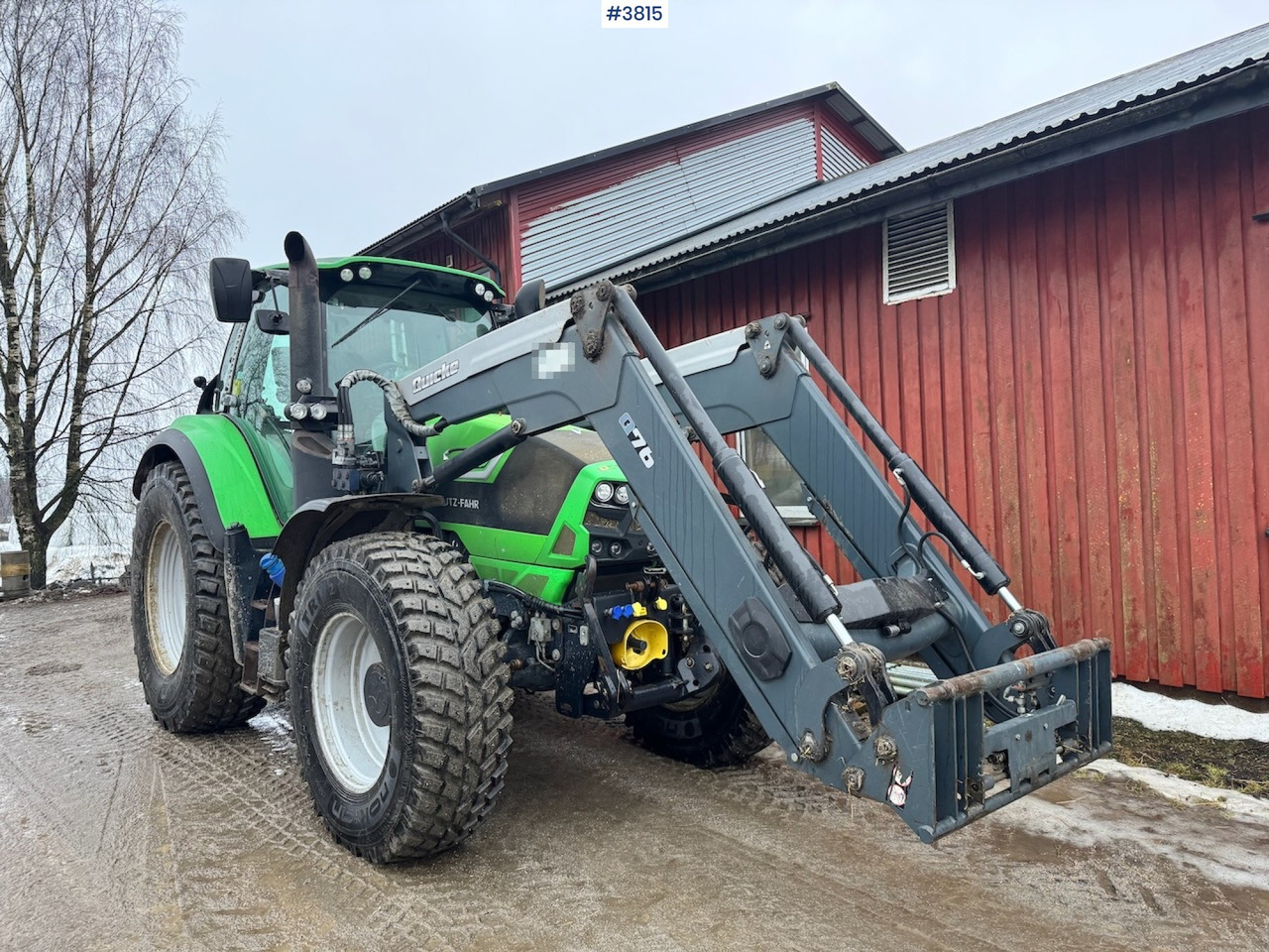 2015 Deutz-fahr 6190 Agrotron w/ Front loader, Front PTO and 2 sets of tires. - Traktor: foto 3 2015 Deutz-fahr 6190 Agrotron w/ Front loader, Front PTO and 2 sets of tires. - Traktor: foto 3