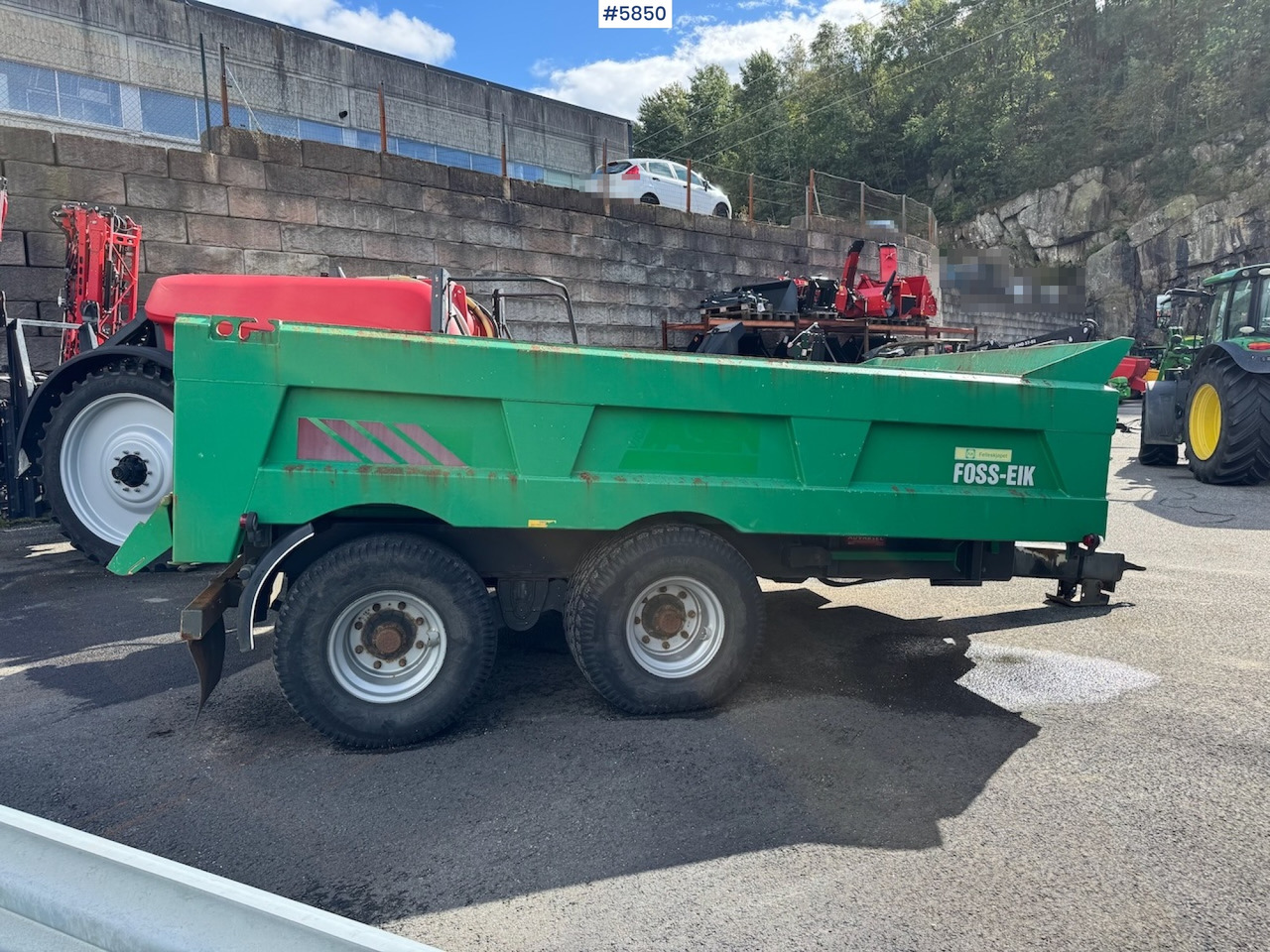 2015 Foss EIK 5.150 Dumper with 50 km/h. - Rimorkio bujqësore vetëshkarkuese/ Shkarkues: foto 4 2015 Foss EIK 5.150 Dumper with 50 km/h. - Rimorkio bujqësore vetëshkarkuese/ Shkarkues: foto 4