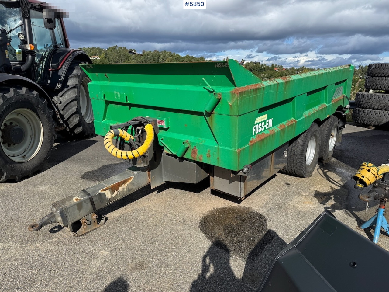 2015 Foss EIK 5.150 Dumper with 50 km/h. - Rimorkio bujqësore vetëshkarkuese/ Shkarkues: foto 1 2015 Foss EIK 5.150 Dumper with 50 km/h. - Rimorkio bujqësore vetëshkarkuese/ Shkarkues: foto 1