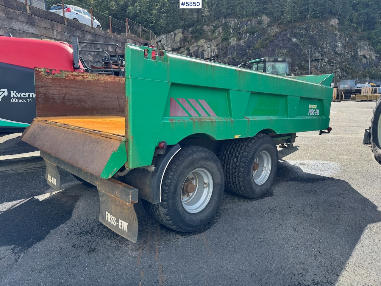 2015 Foss EIK 5.150 Dumper with 50 km/h. - Rimorkio bujqësore vetëshkarkuese/ Shkarkues: foto 5 2015 Foss EIK 5.150 Dumper with 50 km/h. - Rimorkio bujqësore vetëshkarkuese/ Shkarkues: foto 5