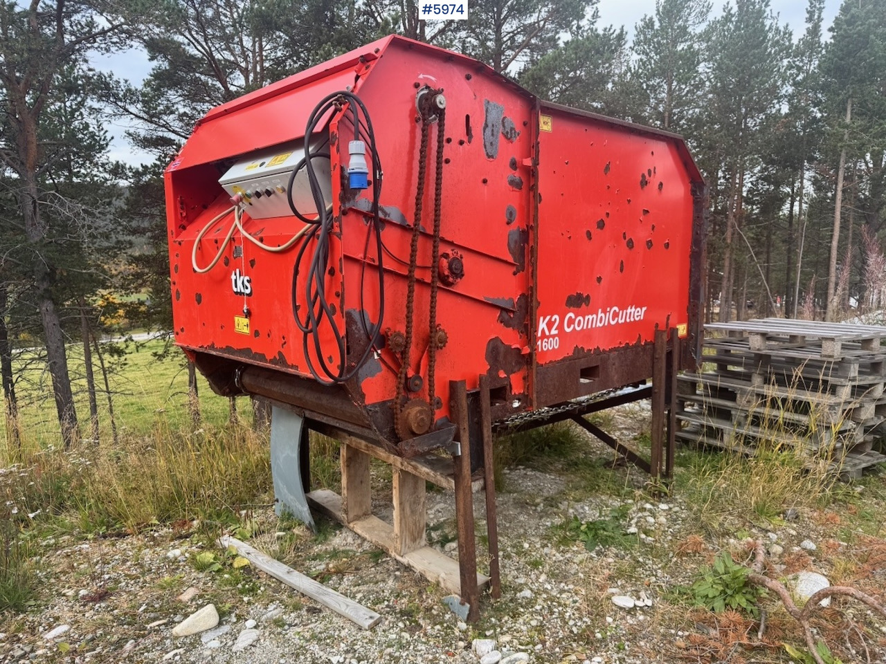 2015 TKS K2 Combi Cutter - Barkthyese: foto 1 2015 TKS K2 Combi Cutter - Barkthyese: foto 1