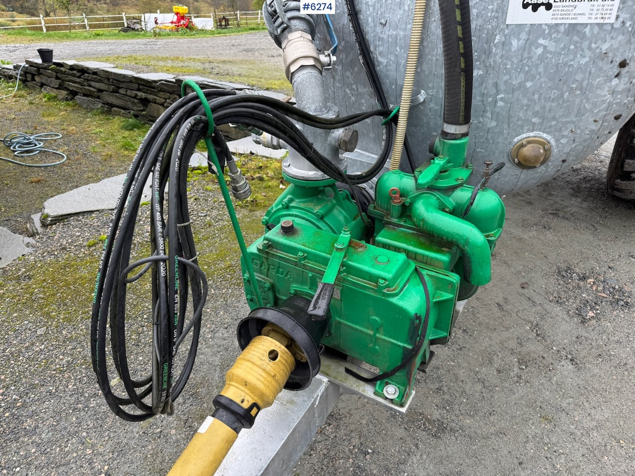 2024 Garcia C-60 6000 liter manure wagon w/ vacuum, combi and cannon. - Cisternë pleh i lëngshëm: foto 5 2024 Garcia C-60 6000 liter manure wagon w/ vacuum, combi and cannon. - Cisternë pleh i lëngshëm: foto 5