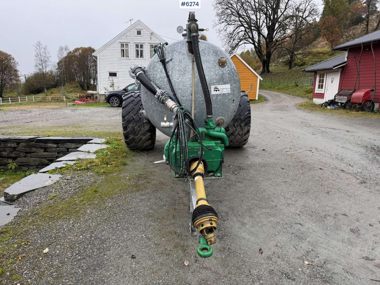 2024 Garcia C-60 6000 liter manure wagon w/ vacuum, combi and cannon. - Cisternë pleh i lëngshëm: foto 3 2024 Garcia C-60 6000 liter manure wagon w/ vacuum, combi and cannon. - Cisternë pleh i lëngshëm: foto 3