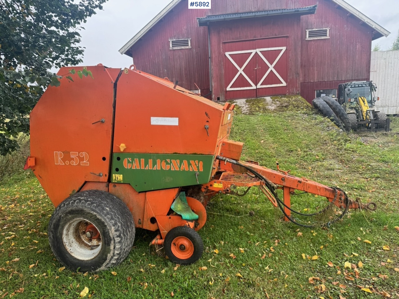 Approx. 1990 Callignani R52 Round baler - Barkthyese: foto 1 Approx. 1990 Callignani R52 Round baler - Barkthyese: foto 1