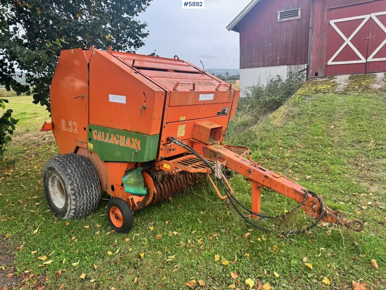 Approx. 1990 Callignani R52 Round baler - Barkthyese: foto 5 Approx. 1990 Callignani R52 Round baler - Barkthyese: foto 5