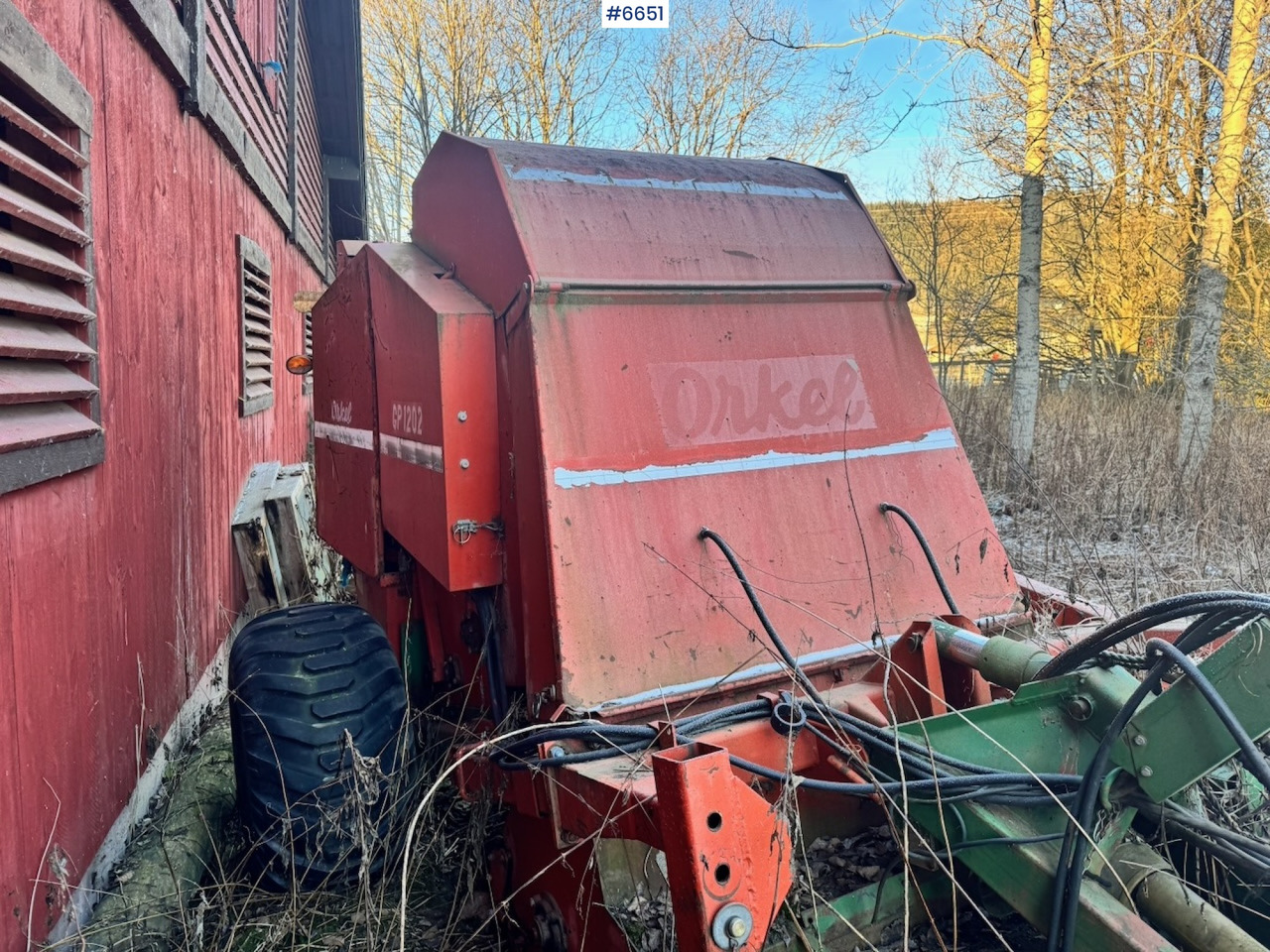 Approx. 1995 Orkel GP1202 Round Baler. - Barkthyese: foto 4 Approx. 1995 Orkel GP1202 Round Baler. - Barkthyese: foto 4