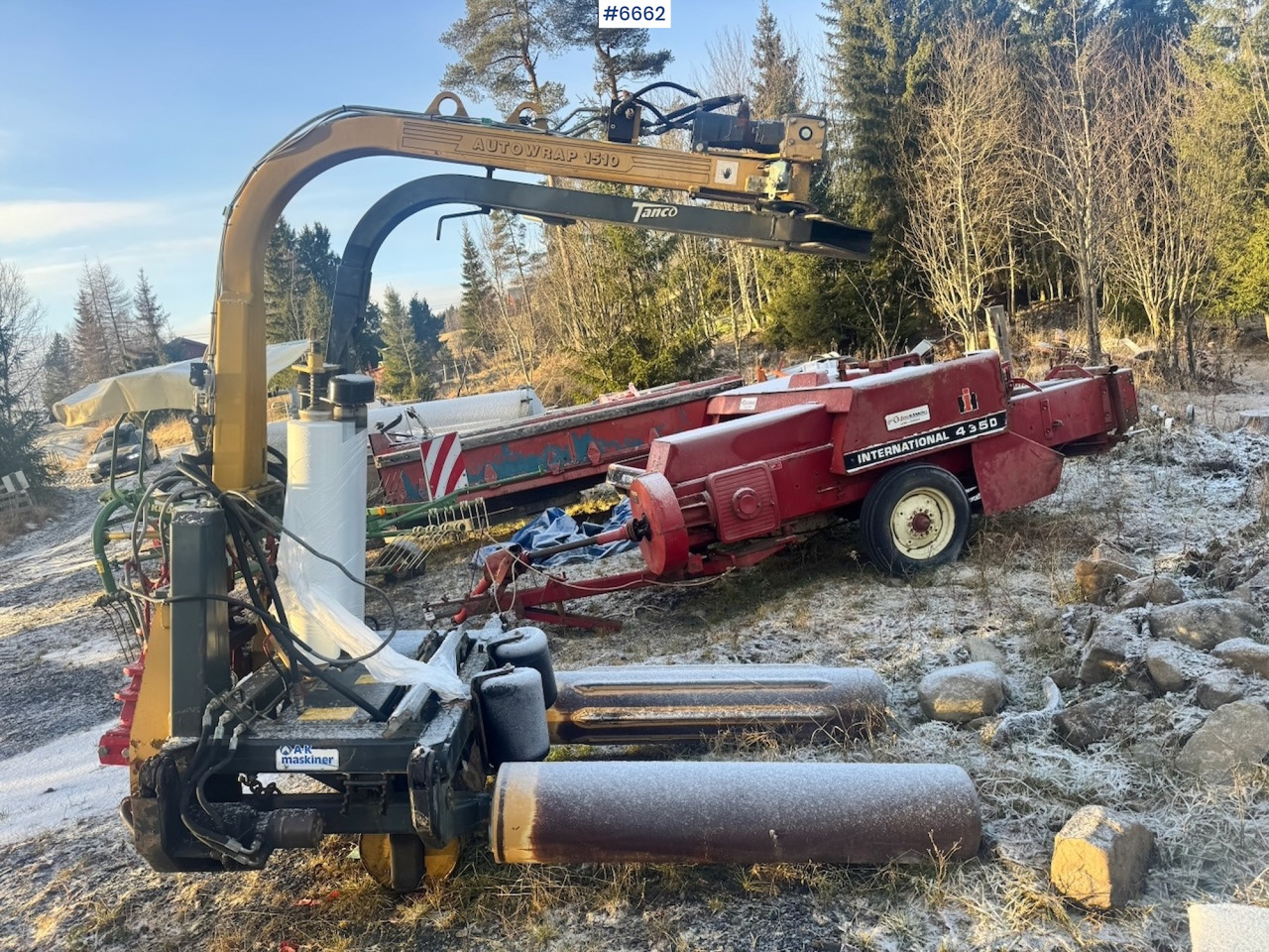 Approx. 2006 Tanco 1510 Round Bale Wrapper. - Barkthyese: foto 3 Approx. 2006 Tanco 1510 Round Bale Wrapper. - Barkthyese: foto 3