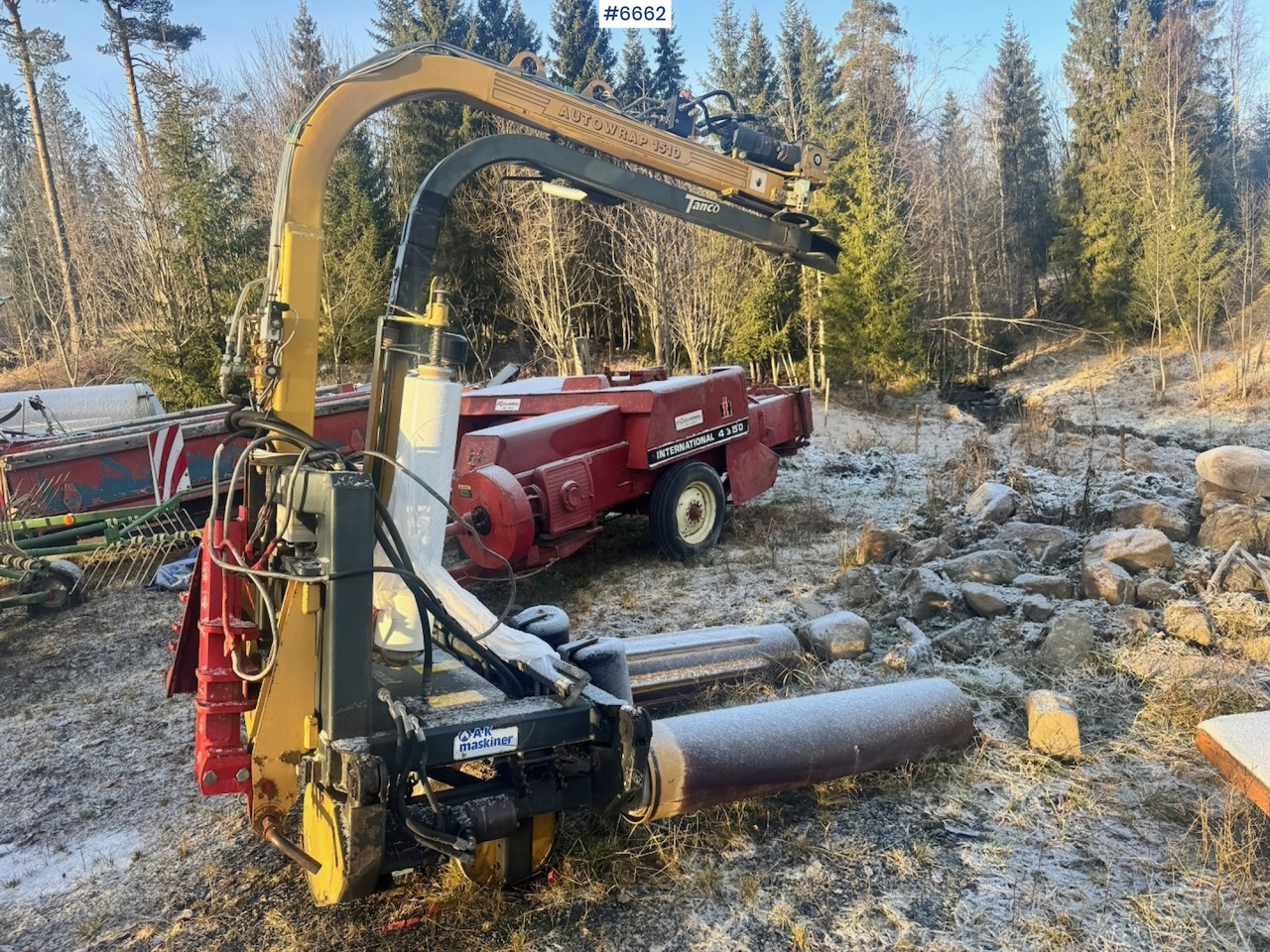 Approx. 2006 Tanco 1510 Round Bale Wrapper. - Barkthyese: foto 2 Approx. 2006 Tanco 1510 Round Bale Wrapper. - Barkthyese: foto 2