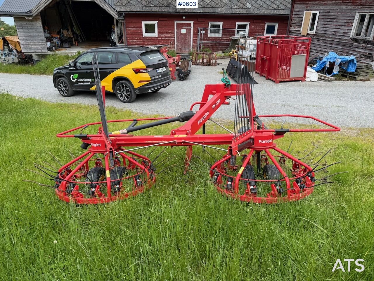 Fransgård RV-390 Combi Rake - Barkthyese: foto 3 Fransgård RV-390 Combi Rake - Barkthyese: foto 3