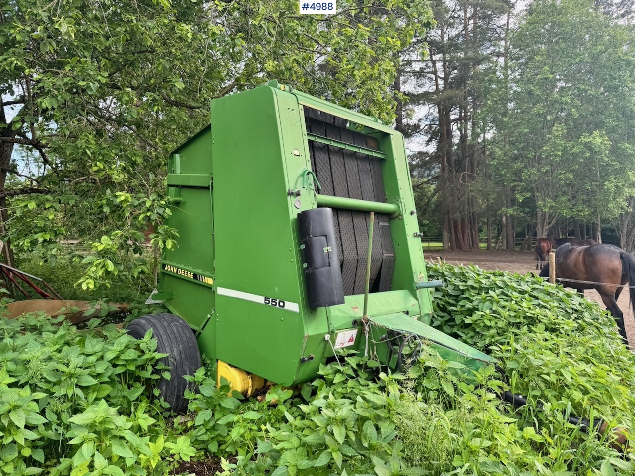 John Deere 550 Round baler with control box - Barkthyese: foto 1 John Deere 550 Round baler with control box - Barkthyese: foto 1