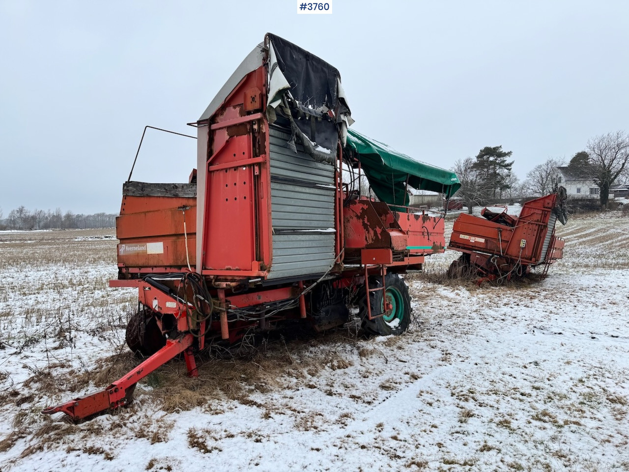 Kverneland N2100 Potetopptaker with Kverneland desmantling machine. - Makinë për nxjerrjen e patateve: foto 1 Kverneland N2100 Potetopptaker with Kverneland desmantling machine. - Makinë për nxjerrjen e patateve: foto 1