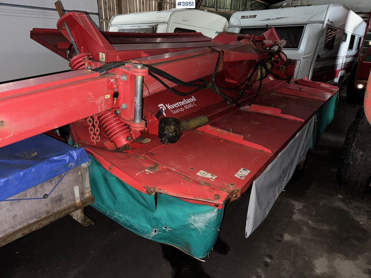 Kverneland Taarup 4040 C Mowing machine w/undercarriage - Barkthyese: foto 3 Kverneland Taarup 4040 C Mowing machine w/undercarriage - Barkthyese: foto 3