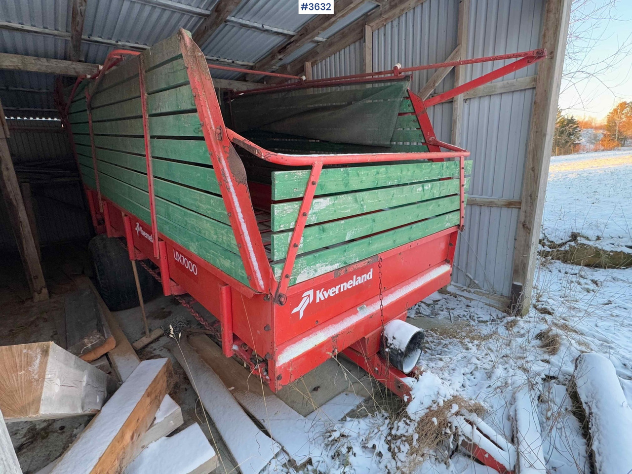 Kverneland UN7000 unloading trailer - Barkthyese: foto 5 Kverneland UN7000 unloading trailer - Barkthyese: foto 5