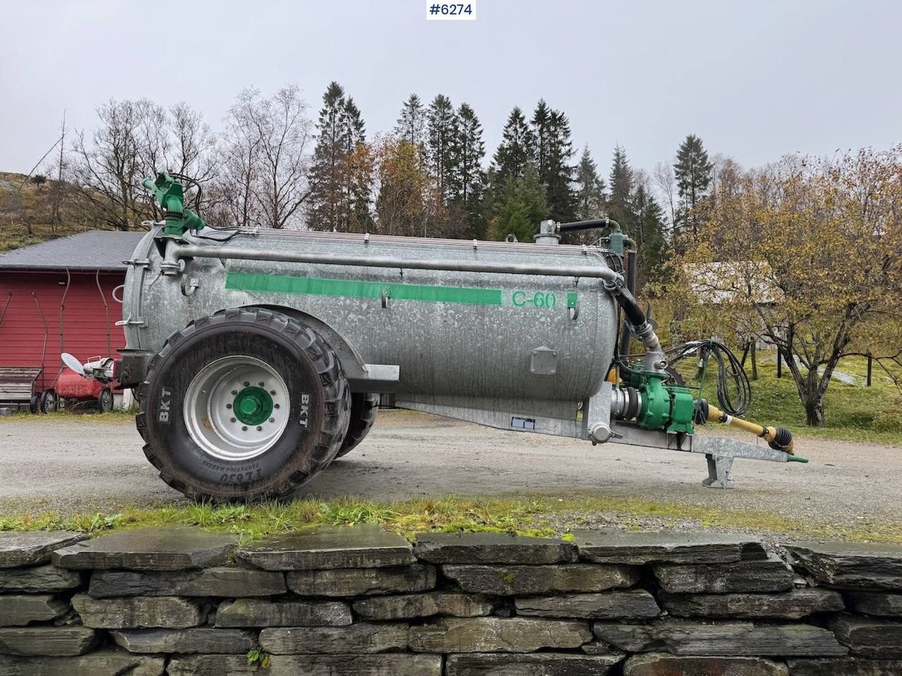 2024 Garcia C-60 6000 liter manure wagon w/ vacuum, combi and cannon. - Makineritë e tjera: foto 1 2024 Garcia C-60 6000 liter manure wagon w/ vacuum, combi and cannon. - Makineritë e tjera: foto 1