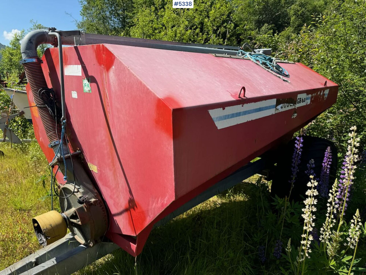 Moi GB 6.0 Fertilizer wagon - Shpërndarës plehu kimik: foto 5 Moi GB 6.0 Fertilizer wagon - Shpërndarës plehu kimik: foto 5
