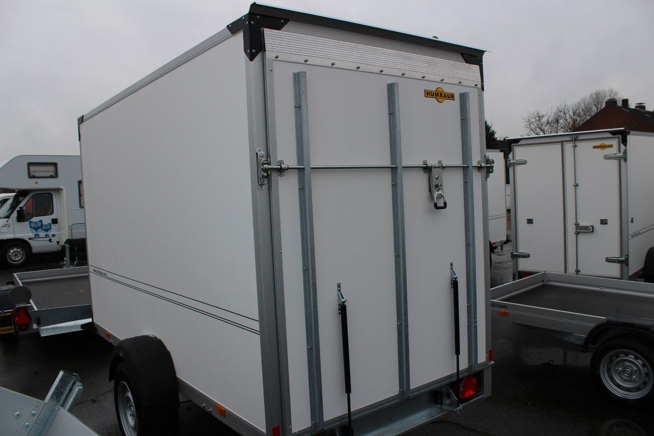 Humbaur HK 133015-18P Überfahrwand Kofferanhänger Koffer - Rimorkio me vagonetë të mbyllur: foto 3 Humbaur HK 133015-18P Überfahrwand Kofferanhänger Koffer - Rimorkio me vagonetë të mbyllur: foto 3