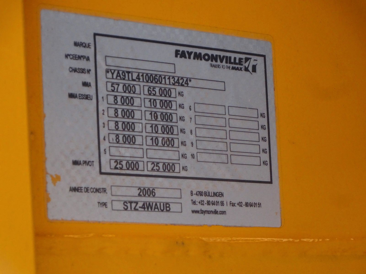 Gjysmë rimorkio me plan ngarkimi të ulët Faymonville 4 Achser Tiefbett abnehmbarem S-Hals ausziehbar: foto 18 Gjysmë rimorkio me plan ngarkimi të ulët Faymonville 4 Achser Tiefbett abnehmbarem S-Hals ausziehbar: foto 18