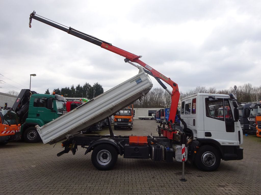 Iveco ML75E18K MEILLER 3Skipper mit PK 7001 Kran 4x2 - Kamion vetëshkarkues, Kamion me vinç: foto 4 Iveco ML75E18K MEILLER 3Skipper mit PK 7001 Kran 4x2 - Kamion vetëshkarkues, Kamion me vinç: foto 4