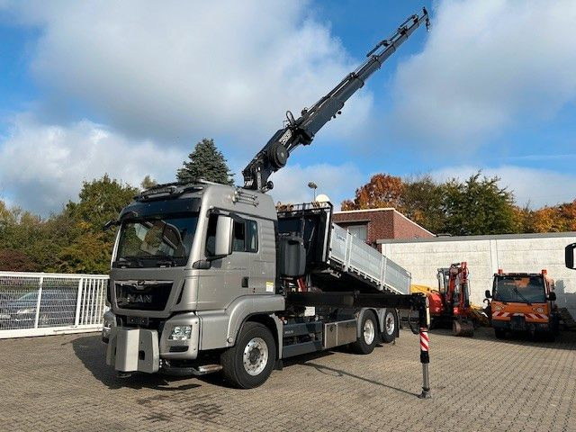 MAN 28.500 TGS 3Skipper + Fassi 395 Kran+Greifer 6x2 - Kamion me vinç: foto 2 MAN 28.500 TGS 3Skipper + Fassi 395 Kran+Greifer 6x2 - Kamion me vinç: foto 2