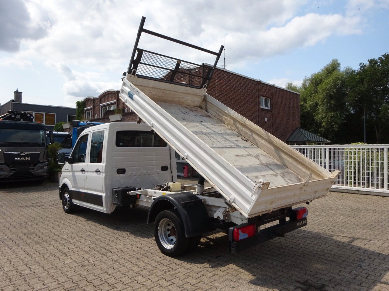 Kamioncine vetëshkarkuese, Kamioncine dopio kabinë MAN 6.180 TGE MEILLER 3Skipper Doppelkabine 4x2: foto 7