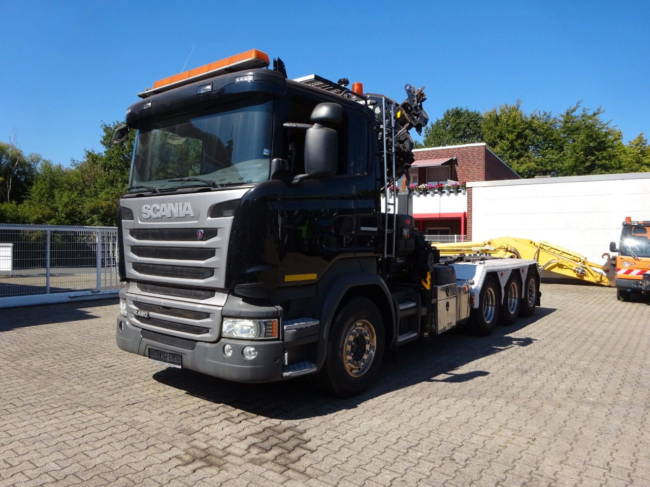 Scania R490 Abroller + HIAB 302E-6 Bj.2021 !Kran TRIDEM Scania R490 Abroller + HIAB 302E-6 Kran *BJ 2021* - Kamion me vinç, Kamion vetëngarkues: foto 5 Scania R490 Abroller + HIAB 302E-6 Bj.2021 !Kran TRIDEM Scania R490 Abroller + HIAB 302E-6 Kran *BJ 2021* - Kamion me vinç, Kamion vetëngarkues: foto 5