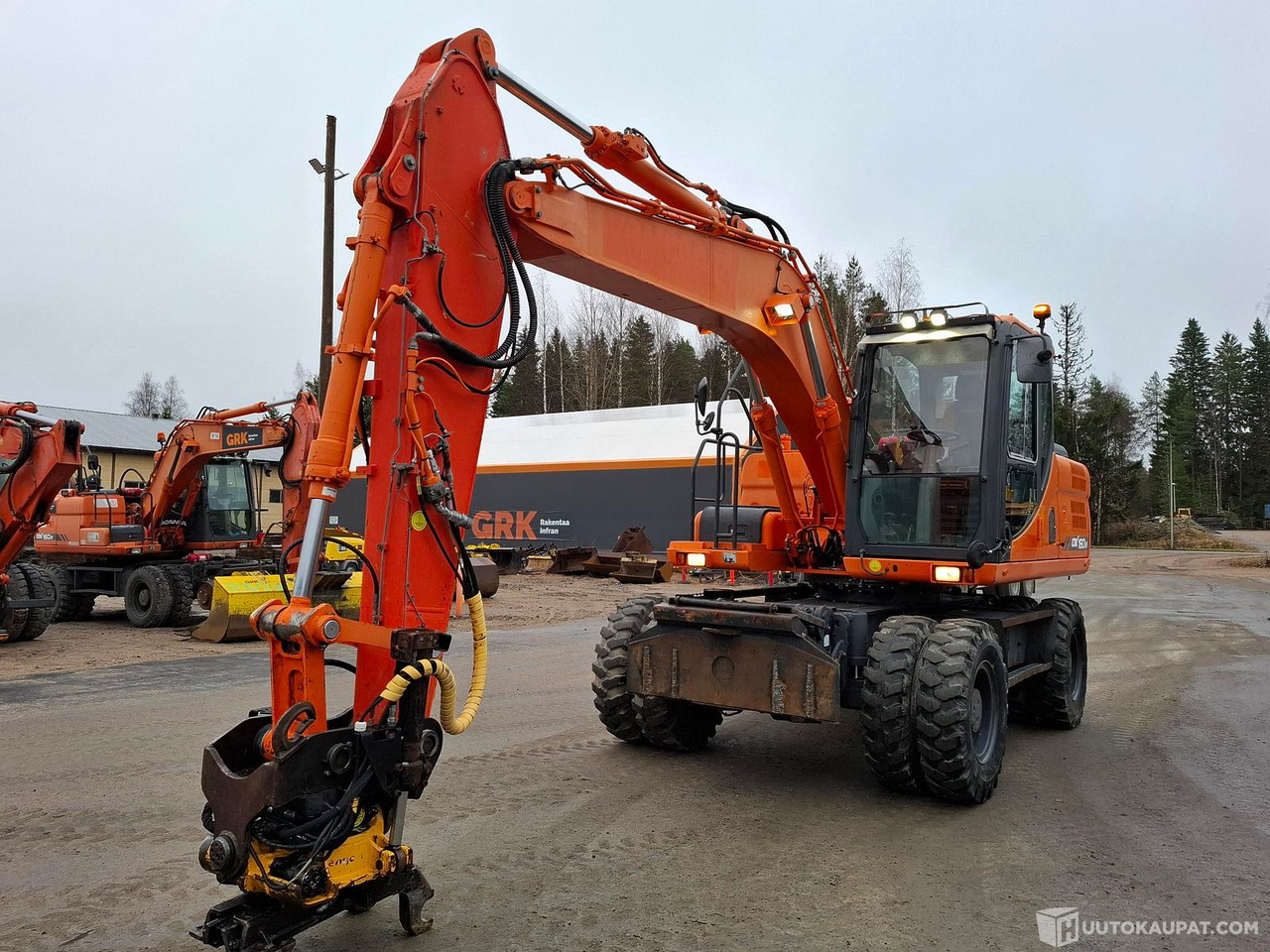 Doosan DX160W-3, 2013, Sonkajärvi - Ekskavator me goma: foto 1 Doosan DX160W-3, 2013, Sonkajärvi - Ekskavator me goma: foto 1