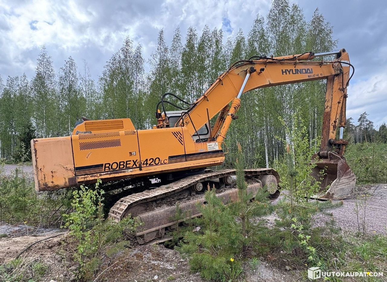 Hyundai Robex 420 LC, crawler excavator, 1995, Mäntsälä - Ekskavator me zinxhirë: foto 3 Hyundai Robex 420 LC, crawler excavator, 1995, Mäntsälä - Ekskavator me zinxhirë: foto 3