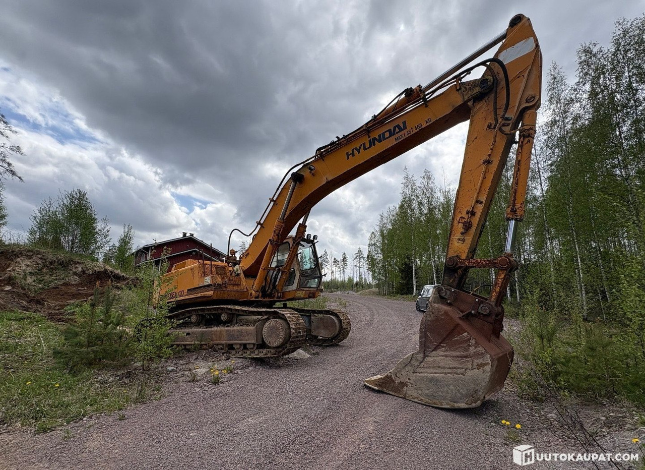 Hyundai Robex 420 LC, crawler excavator, 1995, Mäntsälä - Ekskavator me zinxhirë: foto 2 Hyundai Robex 420 LC, crawler excavator, 1995, Mäntsälä - Ekskavator me zinxhirë: foto 2