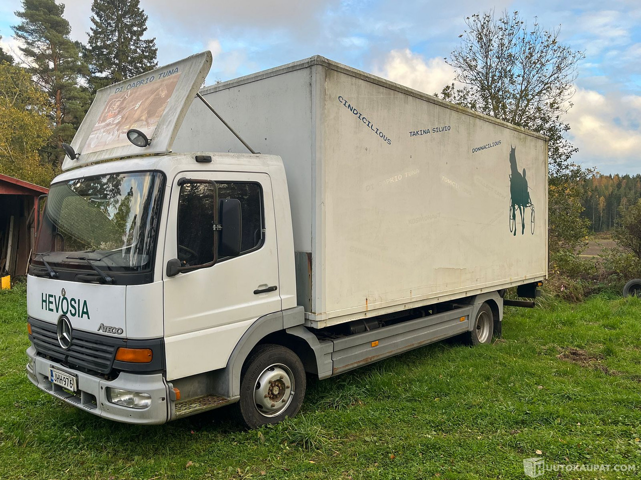 Mercedes-Benz Atego, hevoskuljetusauto, 2000, Inkoo - Kamioni: foto 2 Mercedes-Benz Atego, hevoskuljetusauto, 2000, Inkoo - Kamioni: foto 2