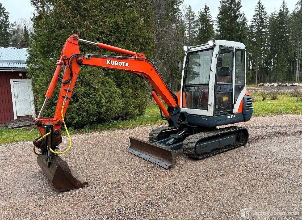 Kubota Kx91-2, 1998, Diesel, 6 390 h Kaivinkone, Askola - Miniekskavator: foto 1 Kubota Kx91-2, 1998, Diesel, 6 390 h Kaivinkone, Askola - Miniekskavator: foto 1