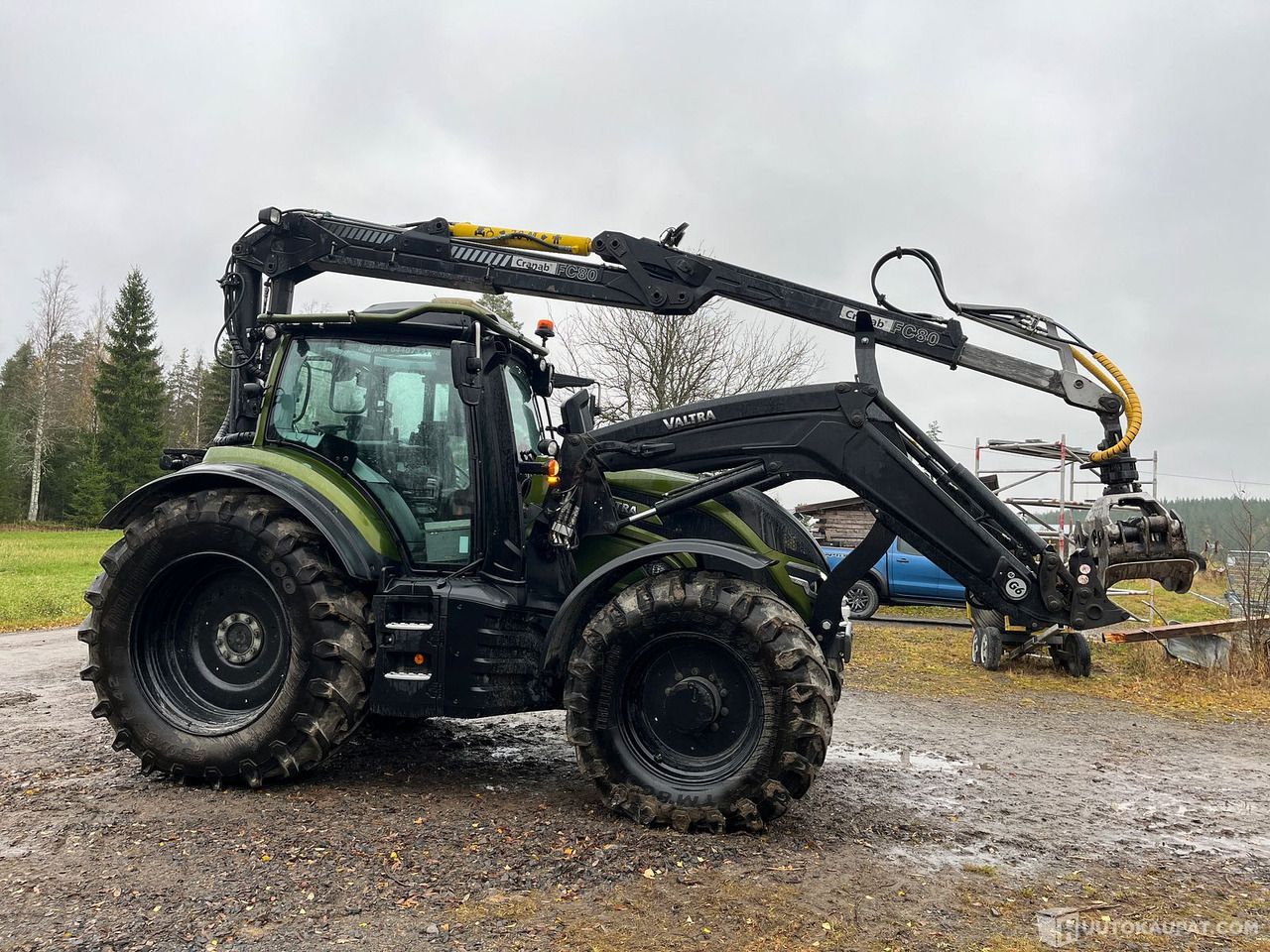 Valtra T 195 Versu ja Cranab vm.2021, Virrat - Traktor: foto 2 Valtra T 195 Versu ja Cranab vm.2021, Virrat - Traktor: foto 2