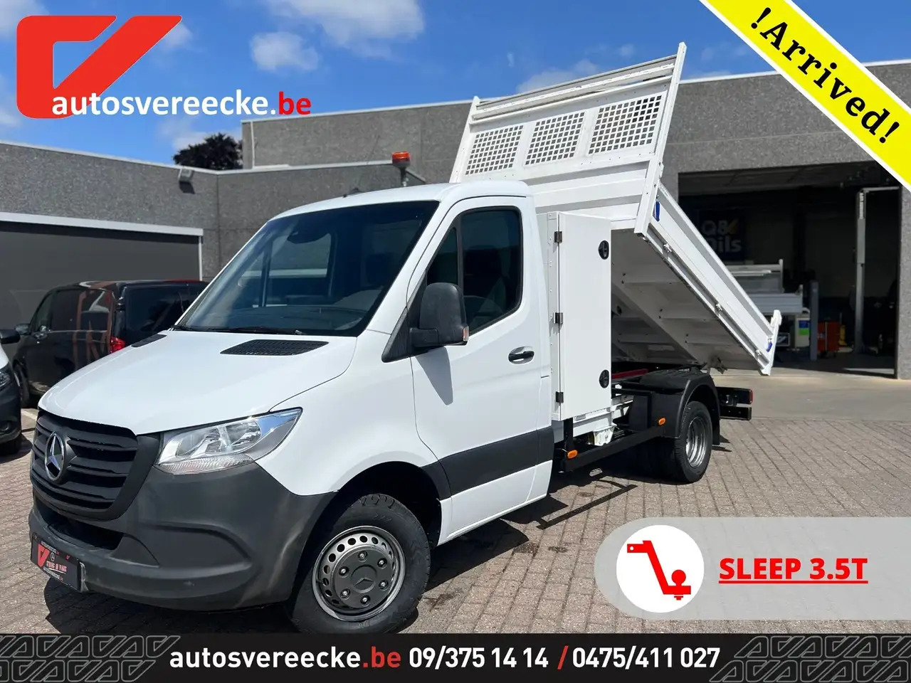 Mercedes-Benz Sprinter 515 KIPPER (38.500€ex) MTM 7.000kg Rijbewijs B - Kamioncine vetëshkarkuese: foto 1 Mercedes-Benz Sprinter 515 KIPPER (38.500€ex) MTM 7.000kg Rijbewijs B - Kamioncine vetëshkarkuese: foto 1