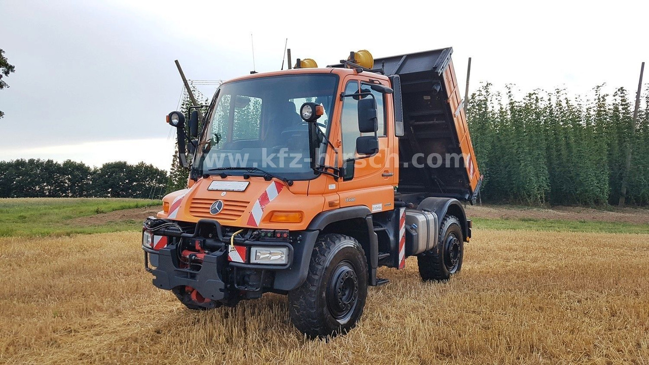 Unimog U400 405/12*HYDROSTAT*VARIOPILOT*Euro4*Kipper - Kamion vetëshkarkues: foto 1 Unimog U400 405/12*HYDROSTAT*VARIOPILOT*Euro4*Kipper - Kamion vetëshkarkues: foto 1