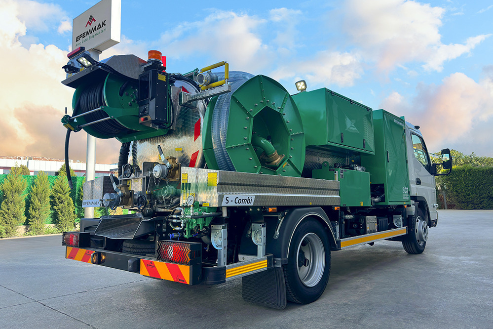 EFEMMAK S-Combi Combined Sewer Jetting And Vacuum Vehicle - Kamion me vakuum: foto 3 EFEMMAK S-Combi Combined Sewer Jetting And Vacuum Vehicle - Kamion me vakuum: foto 3