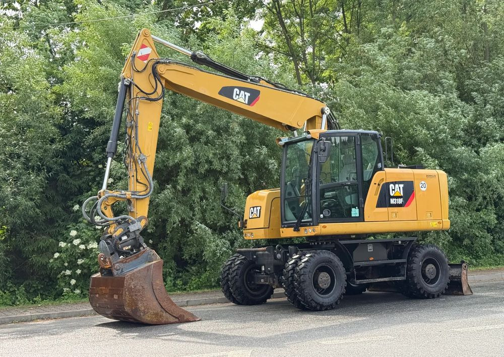 Ekskavator me goma Caterpillar CAT 318 F * Powertilt * Sprowadzony* 9700 MTG * Caterpillar * Stan Perfekcyjny: foto 1