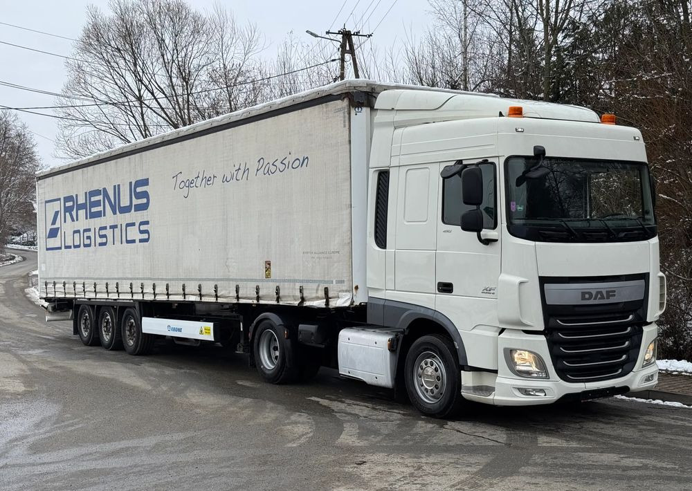 DAF * Zestaw * DAF 106 Euro 6 + Naczepa Krone * Bardzo Dobry Stan - Gjysmë-kamion, Gjysmë rimorkio me tendë: foto 2 DAF * Zestaw * DAF 106 Euro 6 + Naczepa Krone * Bardzo Dobry Stan - Gjysmë-kamion, Gjysmë rimorkio me tendë: foto 2