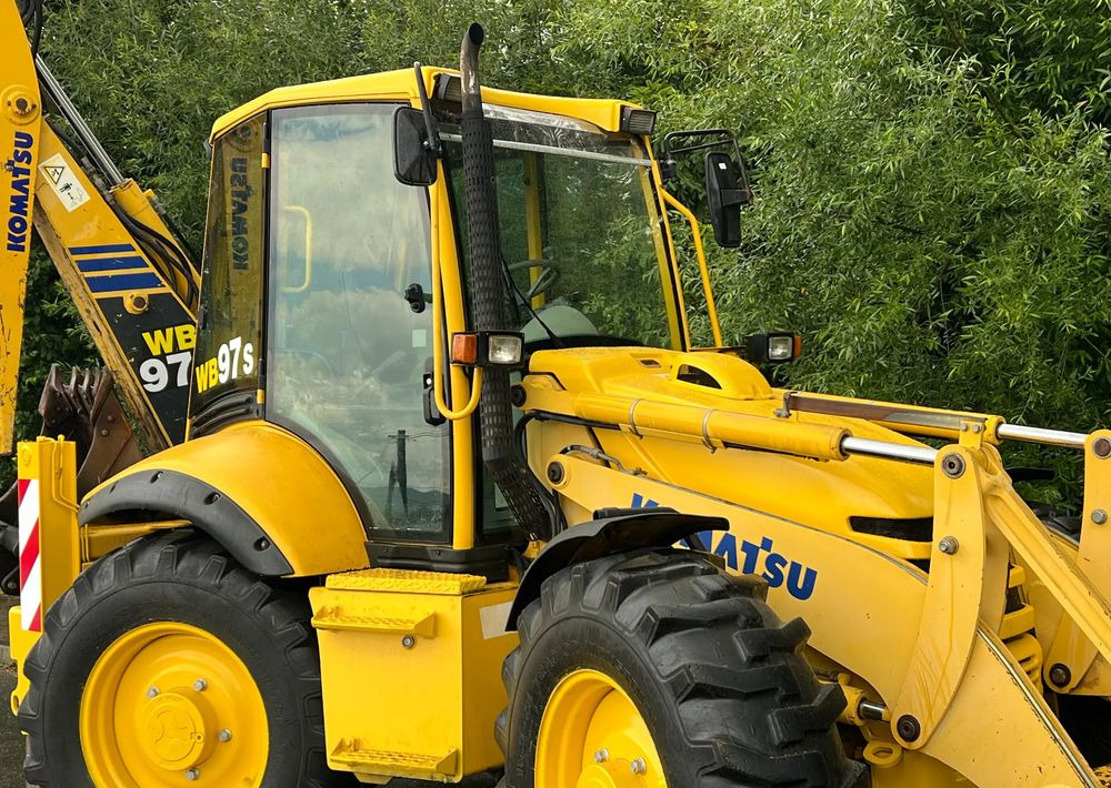 Komatsu * Koparko Ładowarka * Komatsu WB 97 S Utility * - Fadromë me shkarkim nga prapa: foto 4 Komatsu * Koparko Ładowarka * Komatsu WB 97 S Utility * - Fadromë me shkarkim nga prapa: foto 4