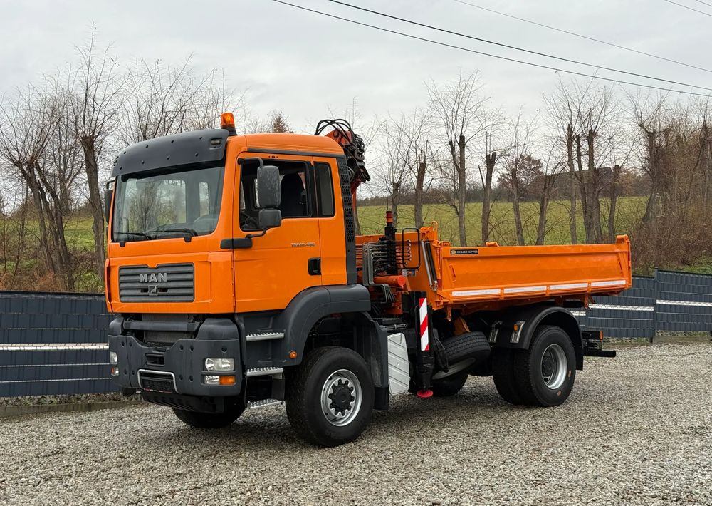 MAN * MAN 18 480 * KIPER WYWROTKA * 4x4 * HDS ATLAS 85* STAN BARDZO DOBRY * Sprowadzony - Kamion vetëshkarkues: foto 2 MAN * MAN 18 480 * KIPER WYWROTKA * 4x4 * HDS ATLAS 85* STAN BARDZO DOBRY * Sprowadzony - Kamion vetëshkarkues: foto 2