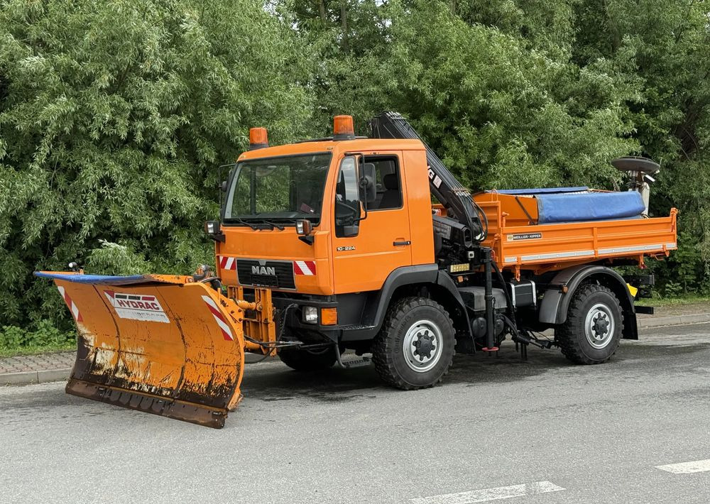 MAN * MAN LE 10.220 *Kiper Wywrotka * 4x4 * Pług Piaskarka * Zimowe Utrzymanie * Sprowadzony * HDS MKG * - Kamion vetëshkarkues: foto 2 MAN * MAN LE 10.220 *Kiper Wywrotka * 4x4 * Pług Piaskarka * Zimowe Utrzymanie * Sprowadzony * HDS MKG * - Kamion vetëshkarkues: foto 2