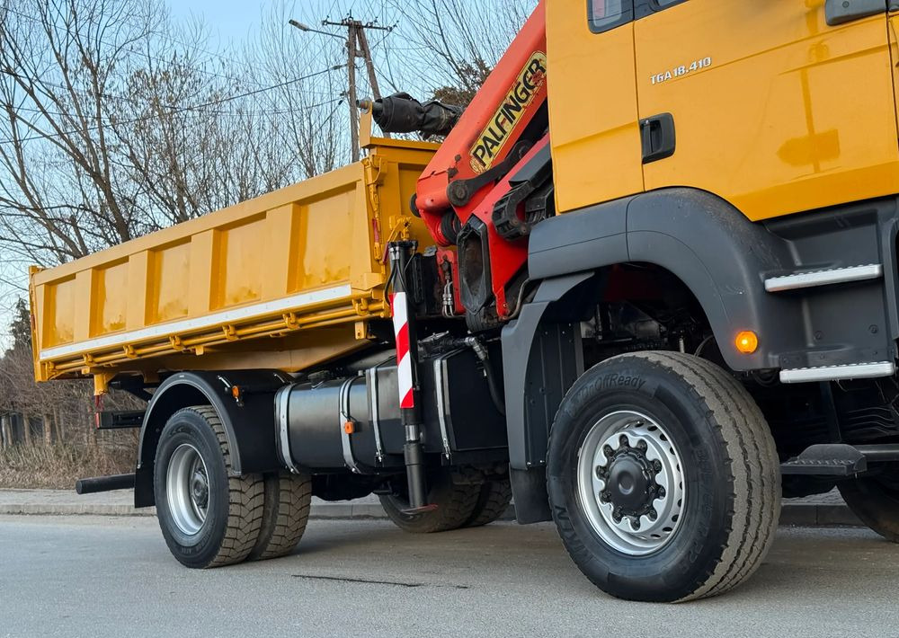 MAN * MAN TGA 18-410 * KIPER WYWROTKA * 4x4 * HDS Palfinger PK16500* Sprowadzony* Bardzo Dobry Stan * - Kamion vetëshkarkues: foto 5 MAN * MAN TGA 18-410 * KIPER WYWROTKA * 4x4 * HDS Palfinger PK16500* Sprowadzony* Bardzo Dobry Stan * - Kamion vetëshkarkues: foto 5