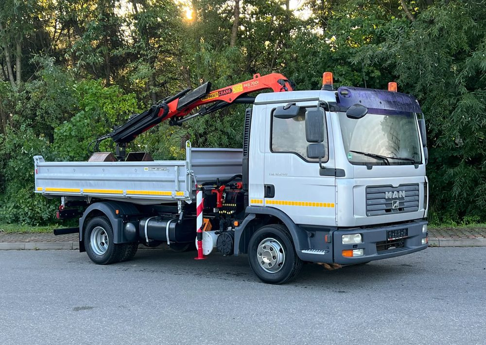 MAN MAN TGL 12-240 Kiper Wywrotka 4x2 Kran PALFINGER PK 12500 BARDZO DOBRY STAN - Kamion vetëshkarkues: foto 2 MAN MAN TGL 12-240 Kiper Wywrotka 4x2 Kran PALFINGER PK 12500 BARDZO DOBRY STAN - Kamion vetëshkarkues: foto 2
